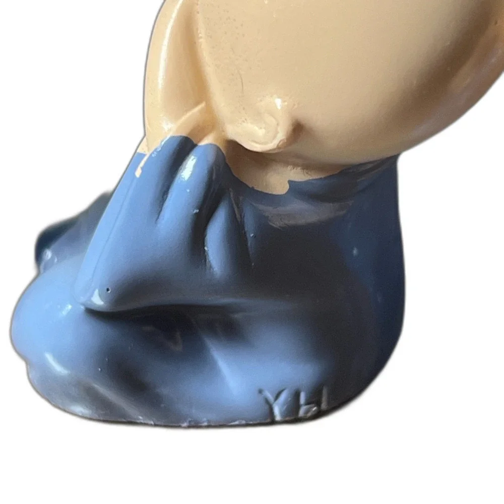 Set of 4 Monk Figurines - See No Evil, Hear No Evil, Speak No Evil, Do No Evil - Picture 7 of 9